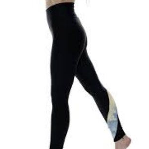 NWT SOULGANI ACTIVE BALI BEACH BABE STRONG SOUL LEGGINGS BLACK PXS